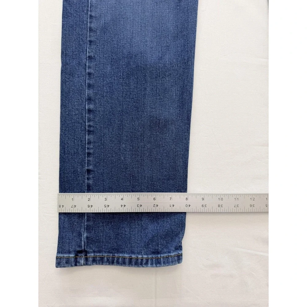 Levi's 505 Jeans Mens 34x32 Blue Medium Wash Regular Straight Denim Pants Casual